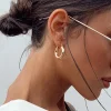 Princess Polly I'M Every Woman Hoopplated Earrings   Gold Clearance