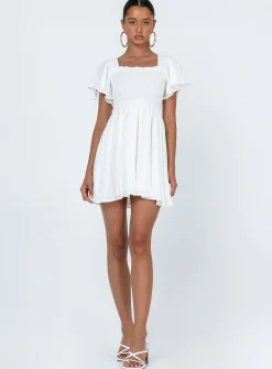 Princess Polly Imagine Mini Dress White Flash Sale