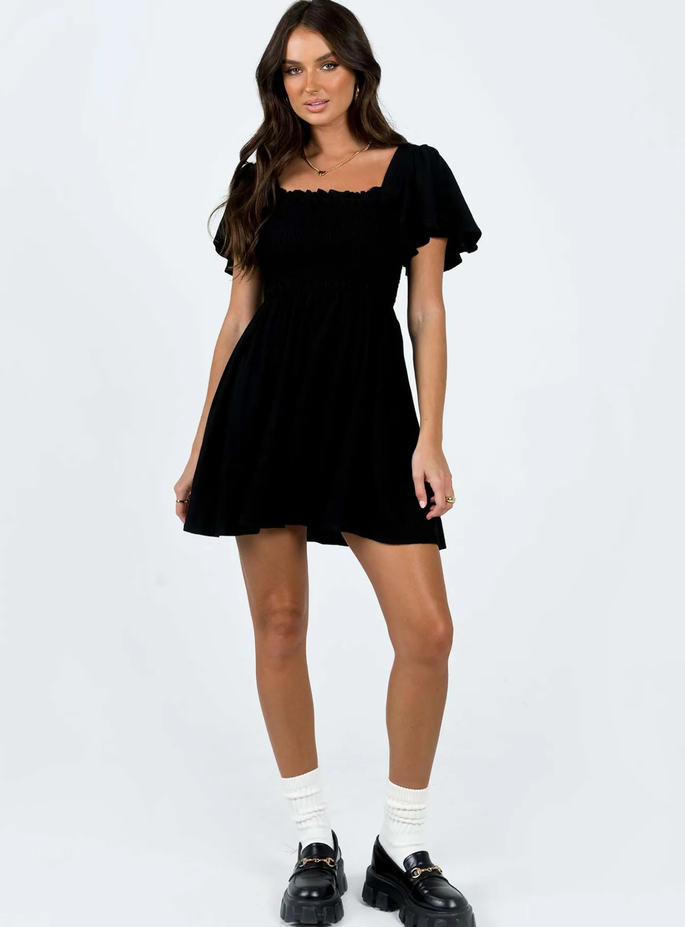 Princess Polly Imagine Mini Dress Black Cheap