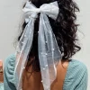 Princess Polly Imi Hair Bow  White New
