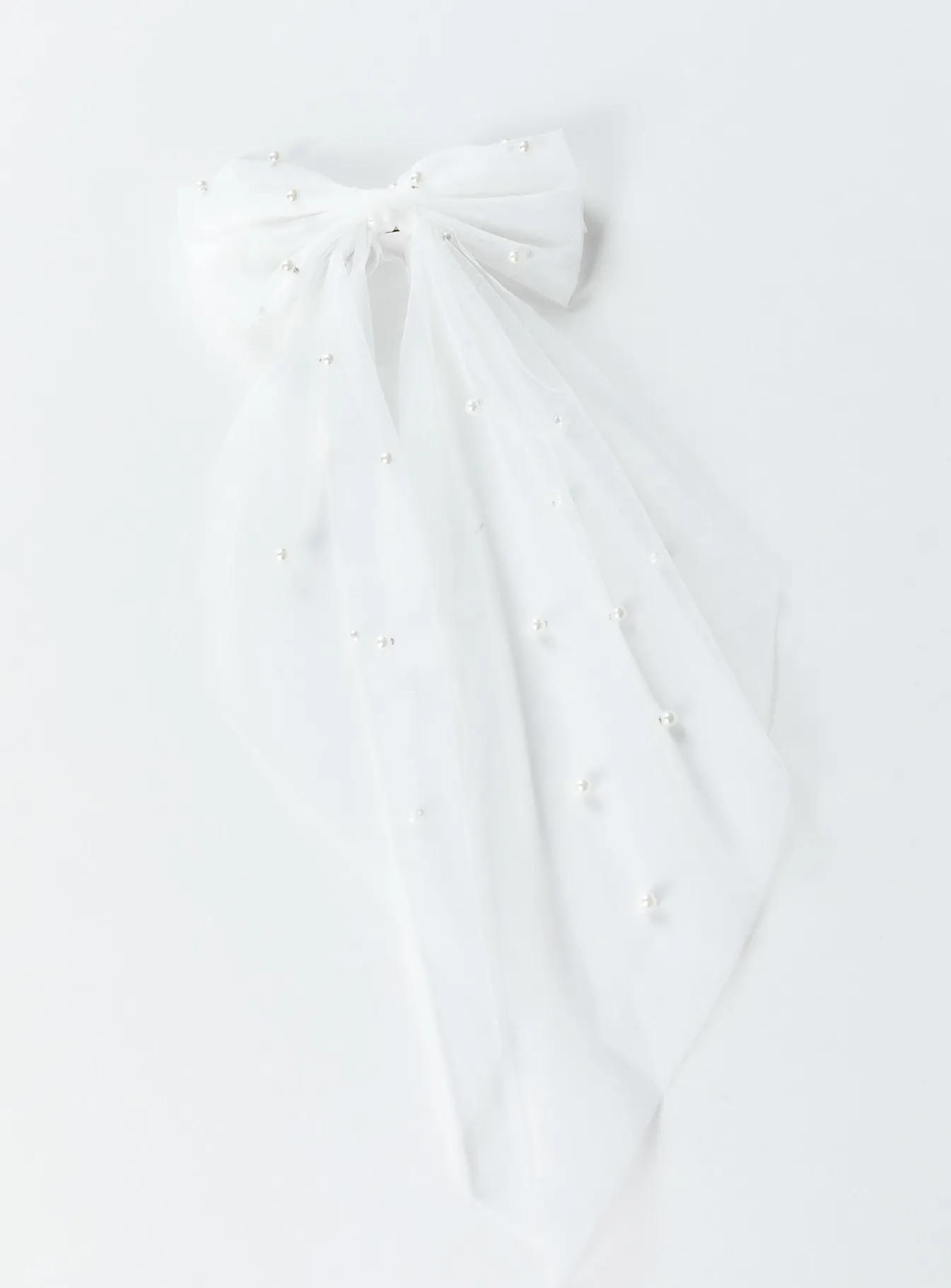 Princess Polly Imi Hair Bow White New