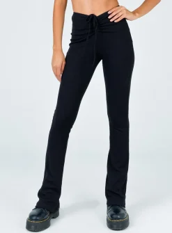 Princess Polly Imogen Pants  Black Hot