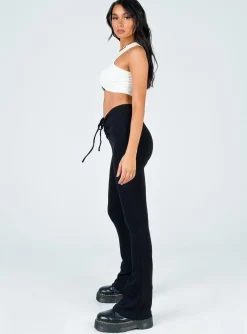 Princess Polly Imogen Pants  Black Hot