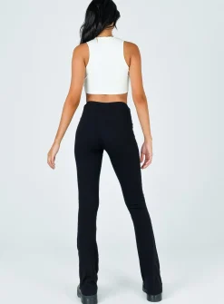 Princess Polly Imogen Pants  Black Hot