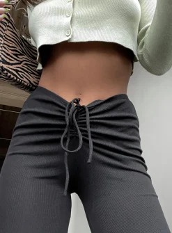 Princess Polly Imogen Pants  Black Hot