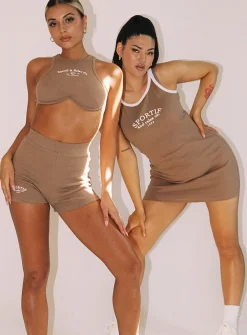 Princess Polly In The Game Top Brown Tan Outlet