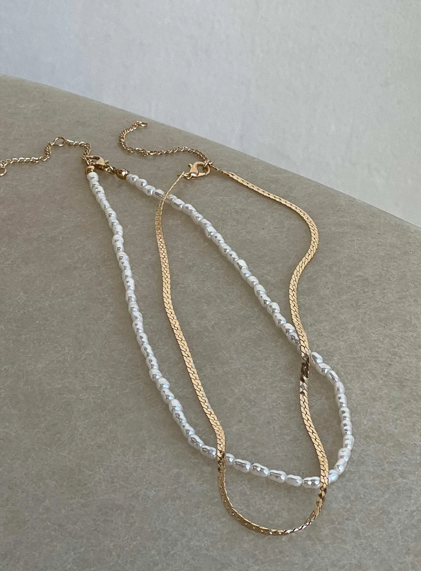 Princess Polly In The Zone Necklace Set/ White Gold Cheap