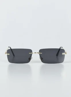 Princess Polly Indi Sunglasses Eco  Black Online