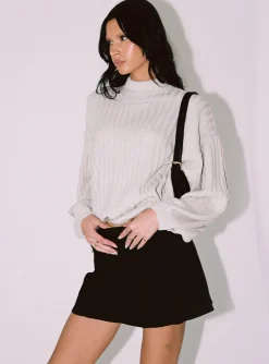 Princess Polly Innerbloom Oversized Sweater  Beige Fashion