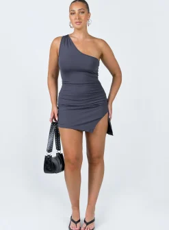 Princess Polly Irisa Mini Dress  Grey Best Sale
