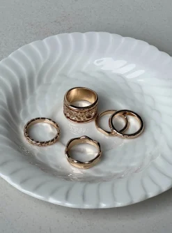 Princess Polly Isabel Ring Pack  Gold Best