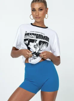 Princess Polly Ivy Bike Shorts  Blue Store