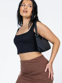 Princess Polly Jace Top  Black New