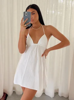 Princess Polly Jacinta Mini Dress  White Best