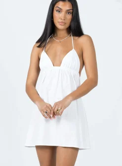 Princess Polly Jacinta Mini Dress  White Best