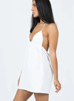 Princess Polly Jacinta Mini Dress  White Best