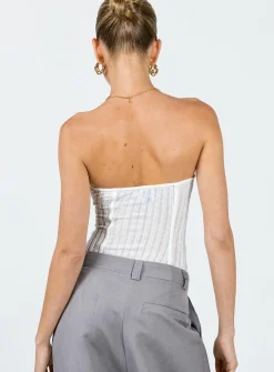 Princess Polly Jacques Bodysuit  Ivory Hot