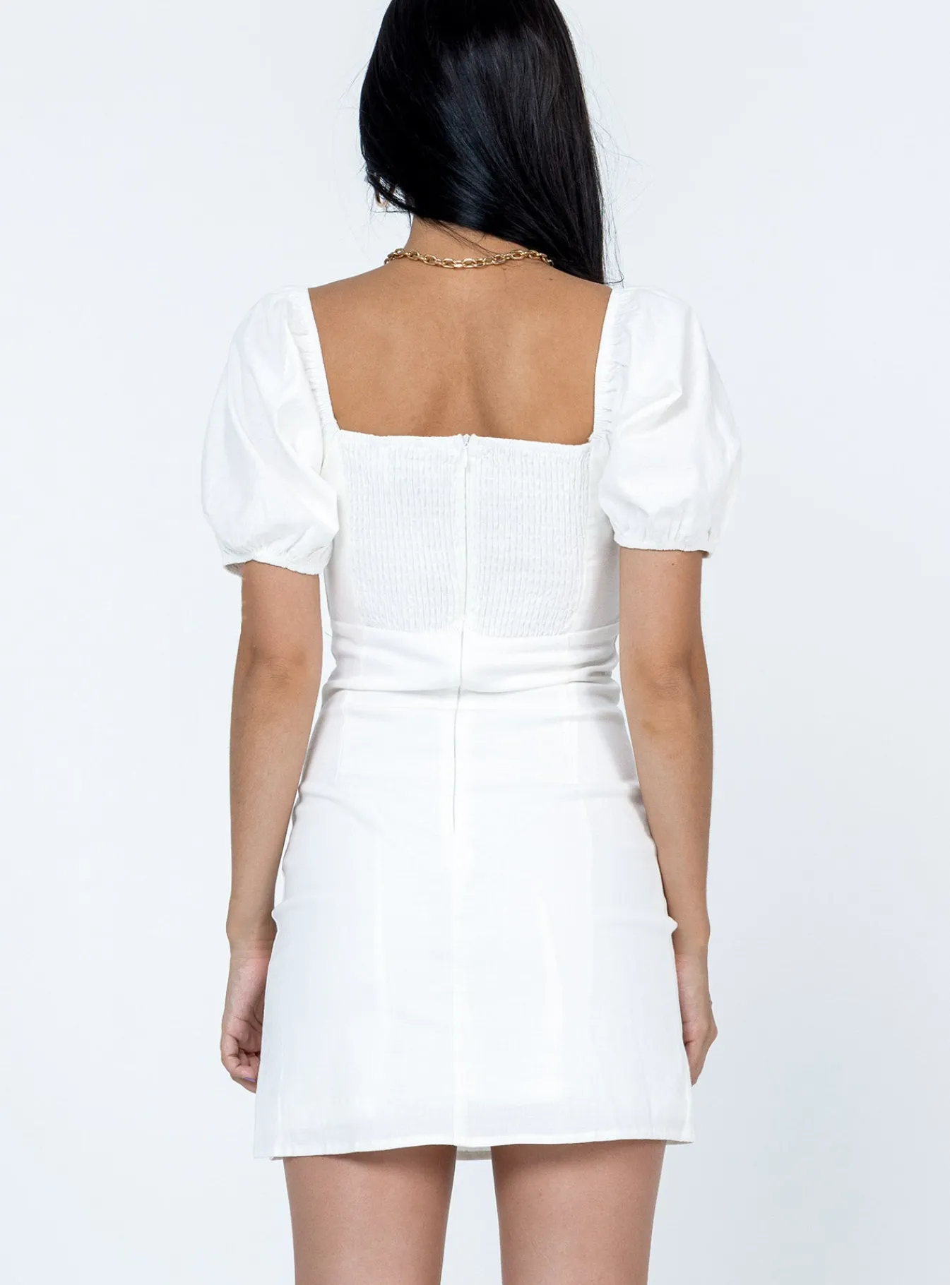 Princess Polly Jacqui Mini Dress White Shop