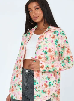 Princess Polly Jaelin Shirtmulti Floral Fashion