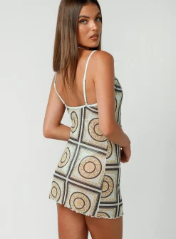 Princess Polly Jagger &Amp; Stone Paris Mini Dress Green Best