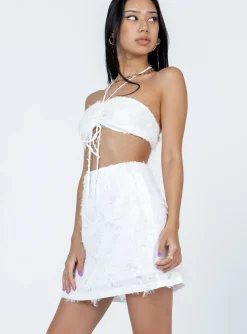 Princess Polly James Set  White New