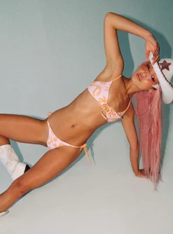 Princess Polly Janey Bikini Bottoms/ Orange   Pink Shop