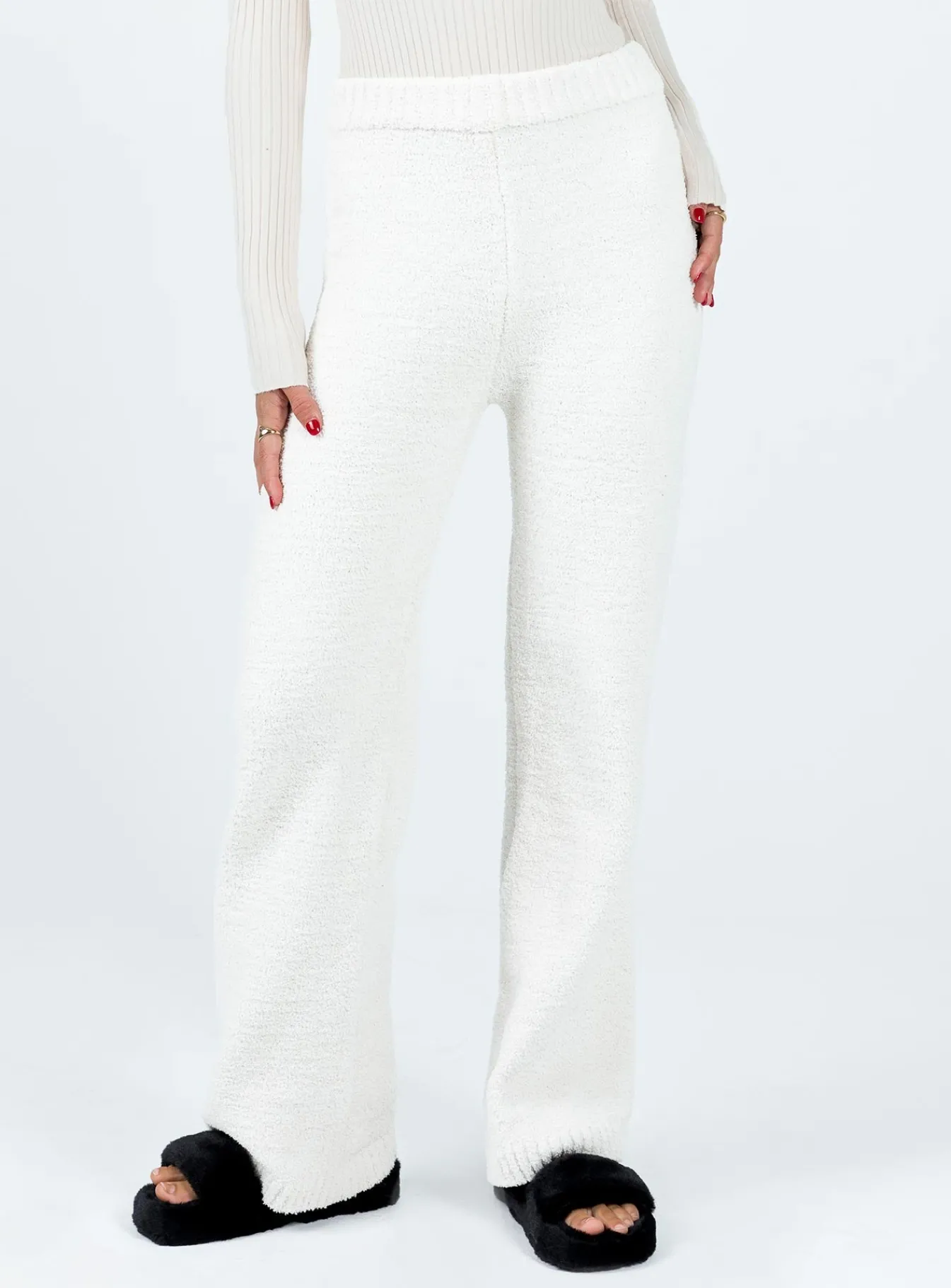 Princess Polly Jannie Pants Cream Flash Sale