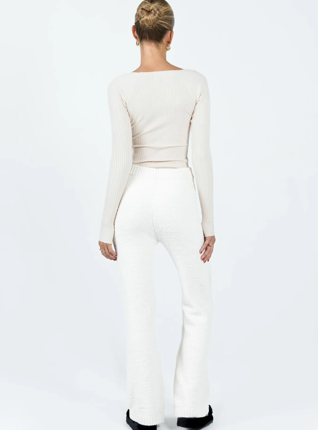 Princess Polly Jannie Pants Cream Flash Sale