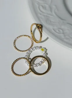 Princess Polly Janssen Ring Pack/ White Gold Shop