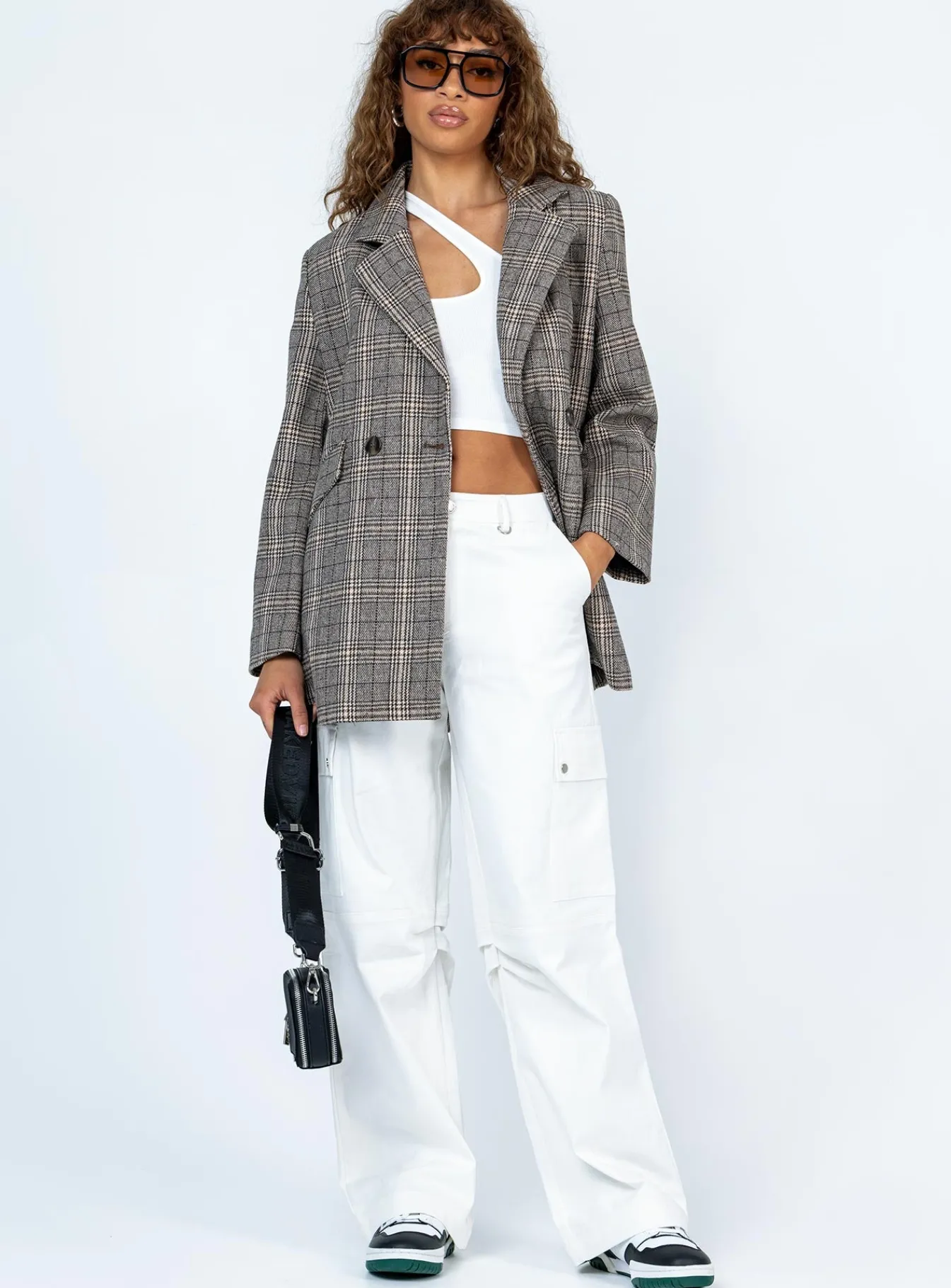 Princess Polly Jarlina Coat Check Sale
