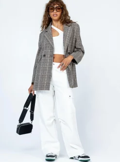 Princess Polly Jarlina Coat Check Sale