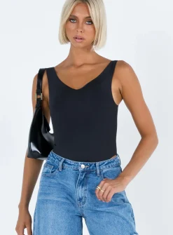 Princess Polly Jarocin Bodysuit  Black Best