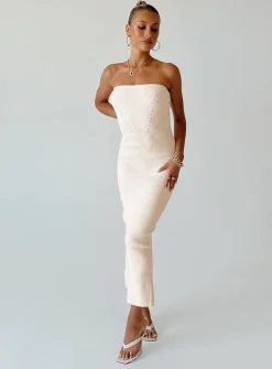 Princess Polly Jayan Strapless Maxi Dress  White Best