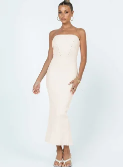 Princess Polly Jayan Strapless Maxi Dress  White Best