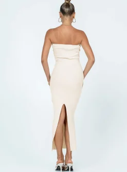 Princess Polly Jayan Strapless Maxi Dress  White Best