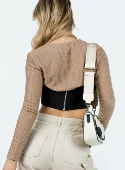 Princess Polly Jaynee Bolero Camel Beige Shop