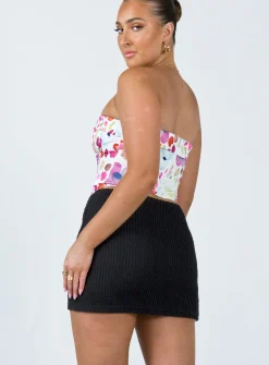 Princess Polly Jaynee Mini Skirt  Black Discount