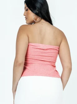 Princess Polly Jaynee Strapless Top Pink Store