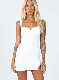 Princess Polly Jazzie Mini Dress White Best