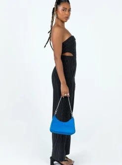 Princess Polly Jemma Jumpsuit  Black Clearance