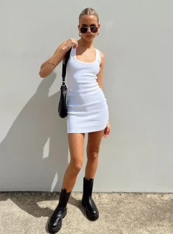 Princess Polly Jenni Mini Dress  White Discount