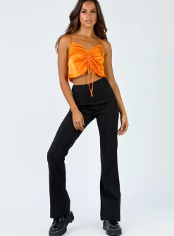 Princess Polly Jensen Pants  Black Cheap