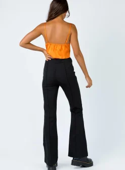 Princess Polly Jensen Pants  Black Cheap