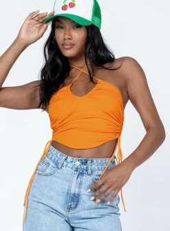 Princess Polly Jenson Top  Orange Fashion