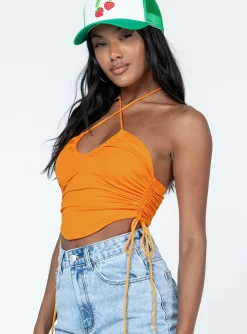 Princess Polly Jenson Top  Orange Fashion