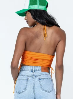 Princess Polly Jenson Top  Orange Fashion