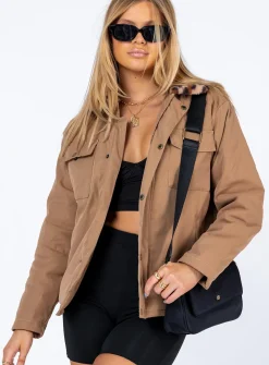 Princess Polly Jeroma Jacket  Beige Best