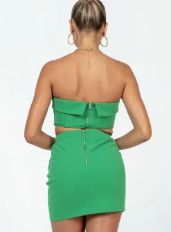 Princess Polly Jesse Set  Green Cheap