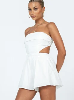 Princess Polly Jessia Romper White Flash Sale