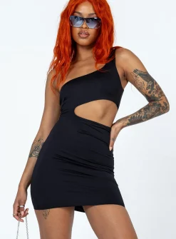 Princess Polly Jessika Mini Dress  Black Sale